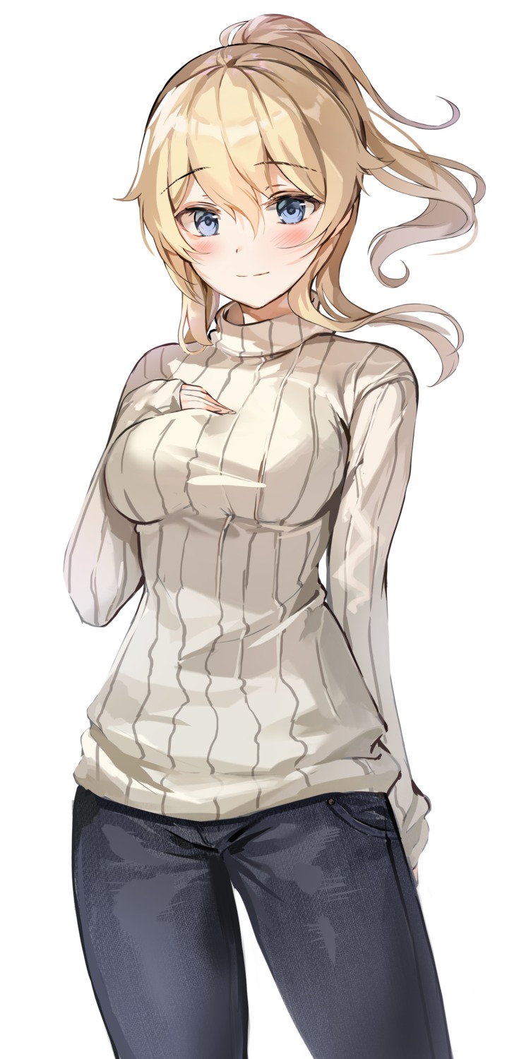 genshin_impact, harusame_(user_wawj5773), jean_gunnhildr, sweater