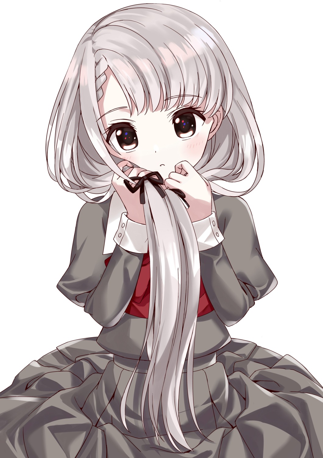 hisakawa_nagi, seifuku, skirt_lift, the_idolm@ster, the_idolm@ster_cinderella_girls, yata_(yatao_zzz)