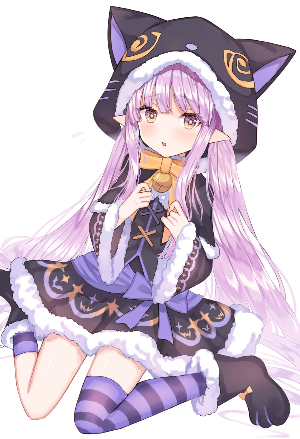 hikawa_kyouka, pointy_ears, princess_connect!, princess_connect!_re:dive, thighhighs, yupi_(yuyupiko01)