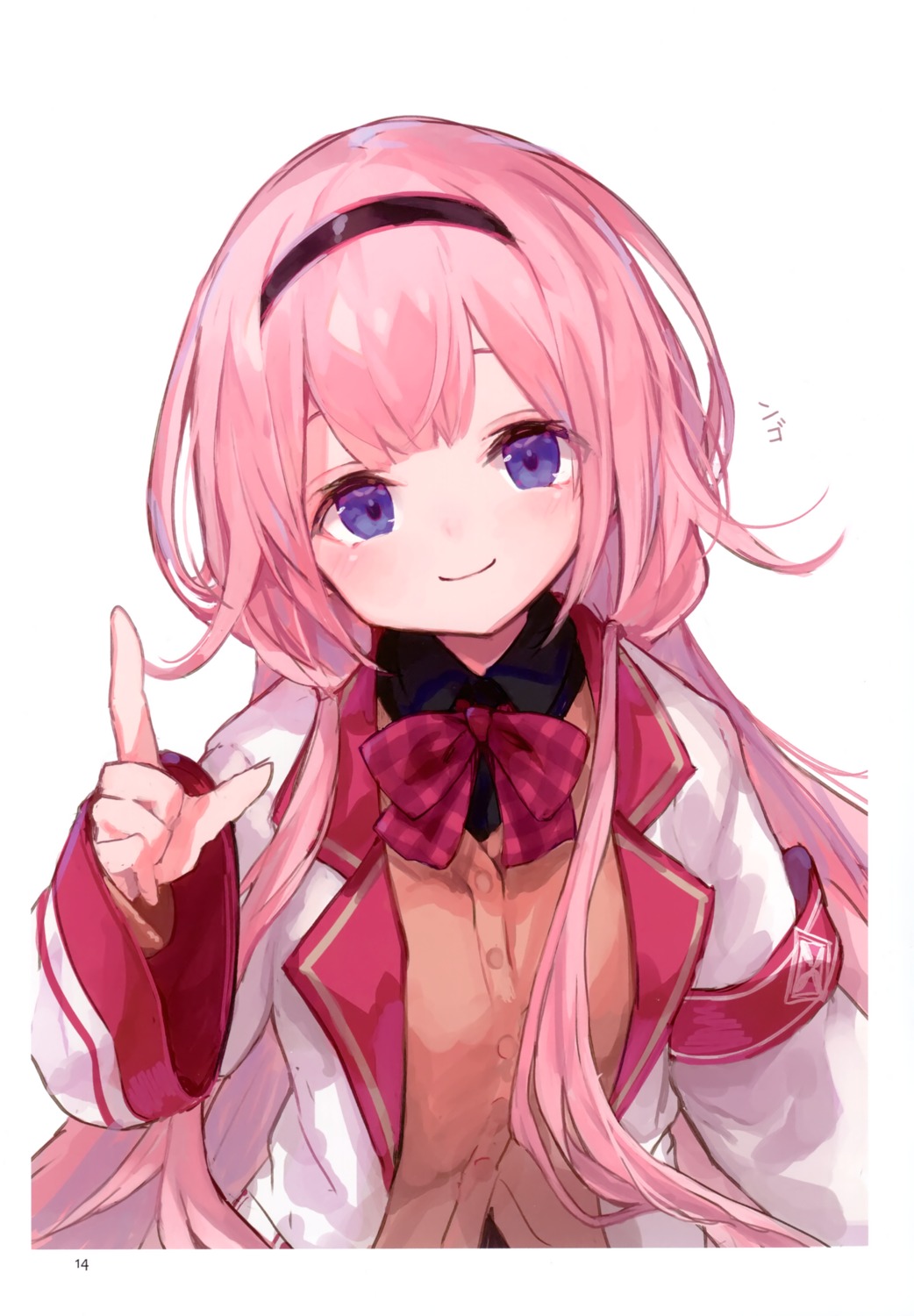 nijisanji, roll_okashi, seifuku, suou_sango, sweater