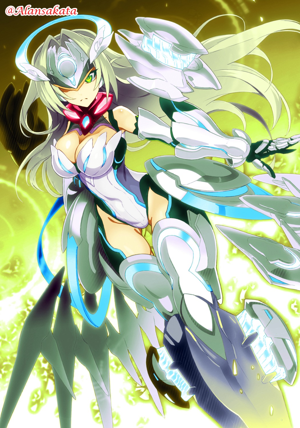 armor, emilia_hermit, hundred, ookuma_nekosuke