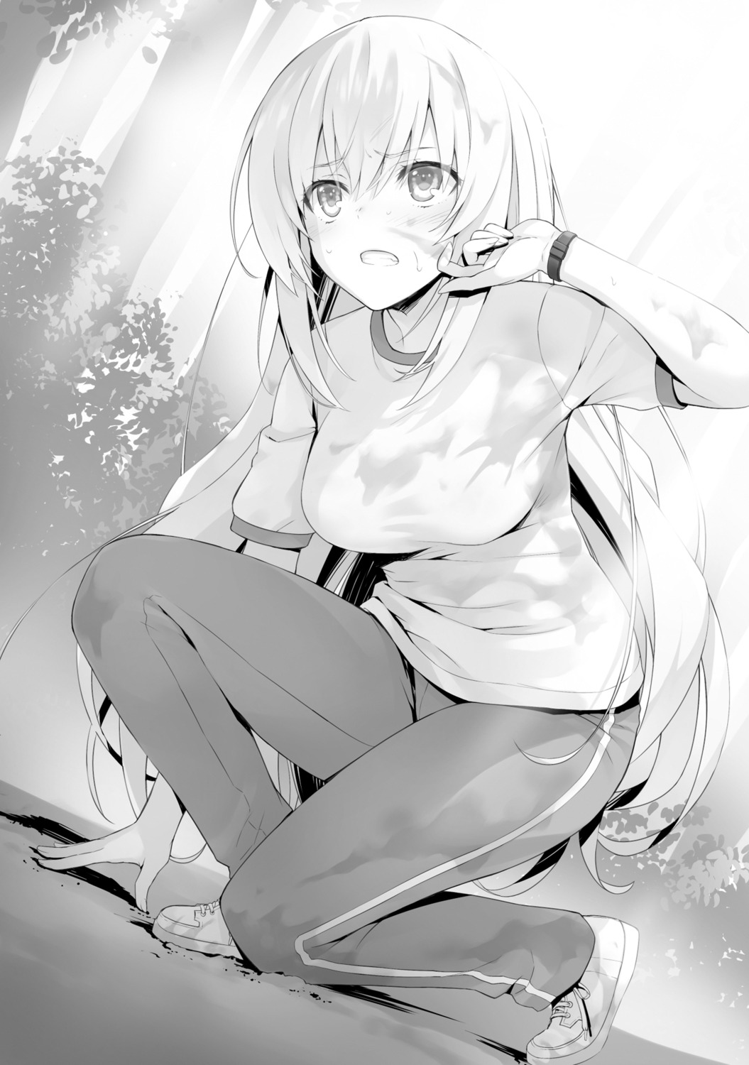 ichinose_honami, monochrome, tomose_shunsaku, youkoso_jitsuryoku_shijou_shugi_no_kyoushitsu_e