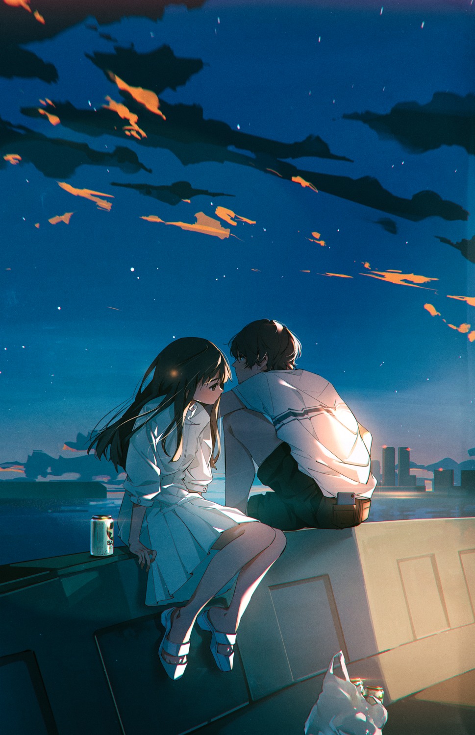heels, landscape, shiomi_(lowrise), skirt_lift
