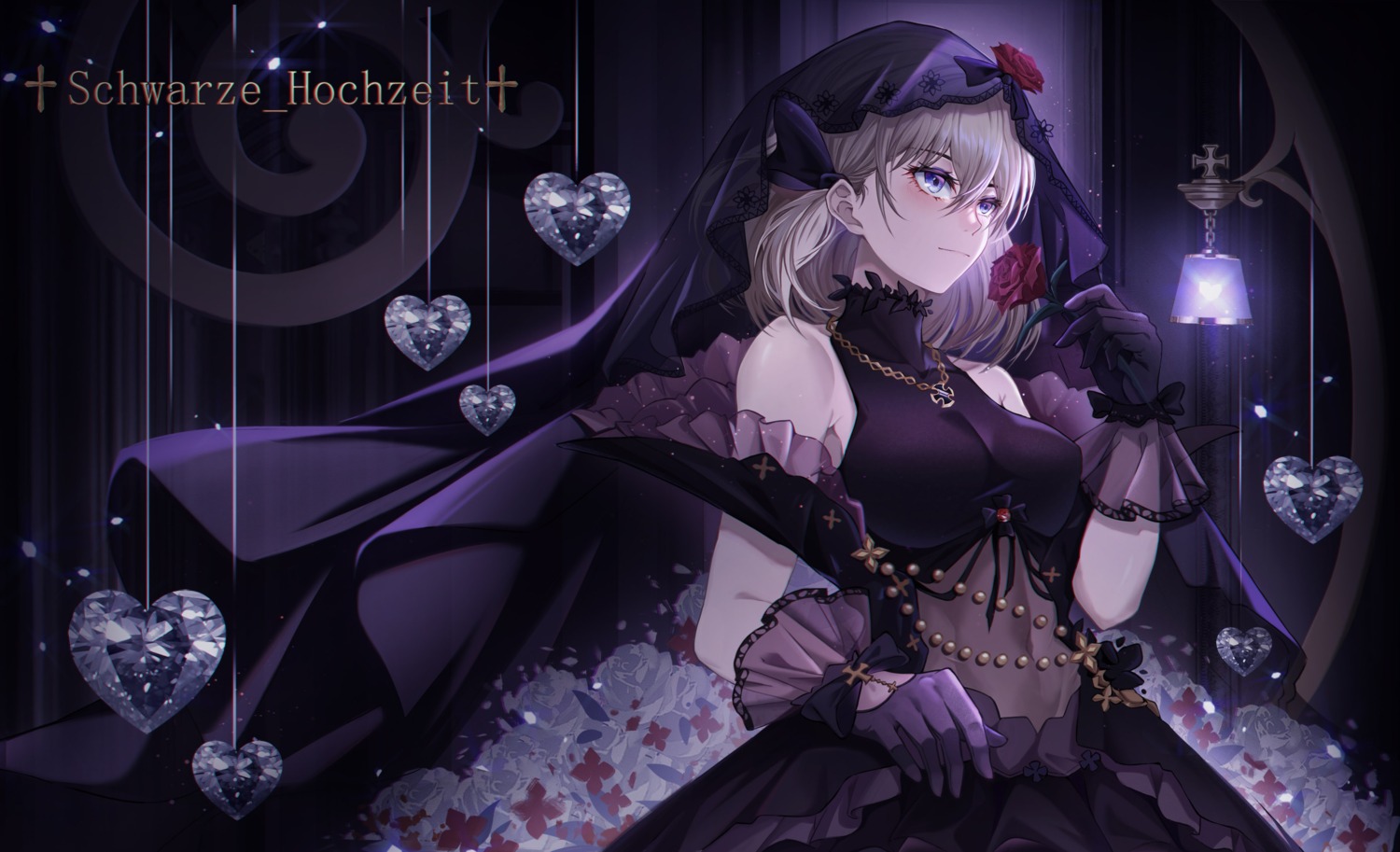 333_(pixiv8601259), azur_lane, dress, jpeg_artifacts, wedding_dress, z23_(azur_lane)