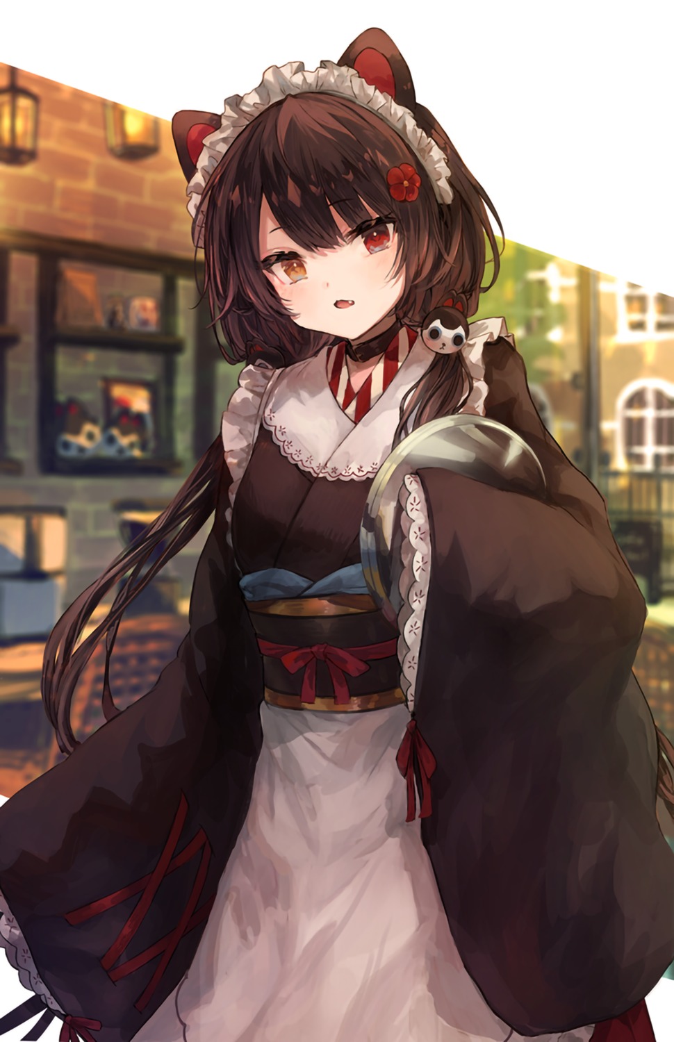 animal_ears, heterochromia, inui_toko, inumimi, maid, makihitsuji, nijisanji, wa_maid