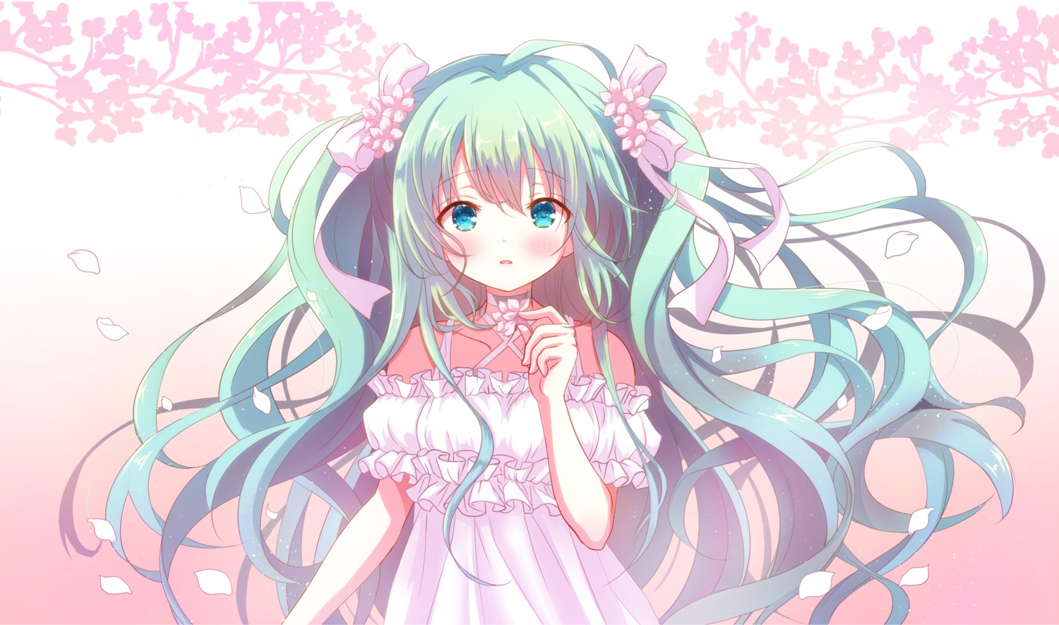 dress, hatsune_miku, sakuraume, vocaloid