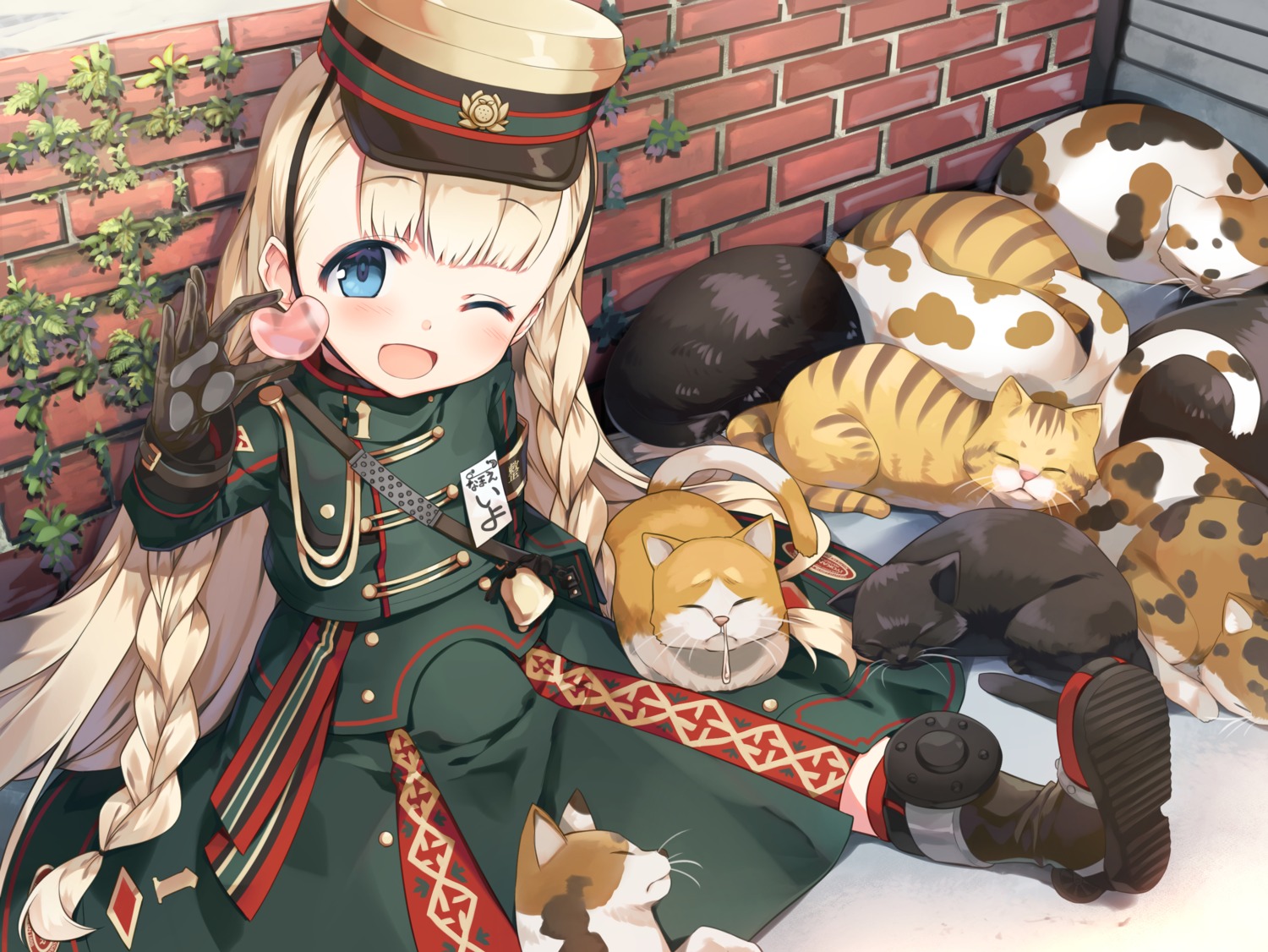 cura, iyo_(rail_romanesque), neko, rail_romanesque, raro, uniform