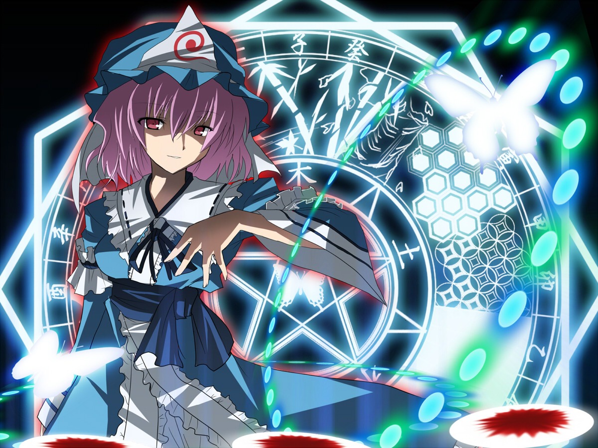 kasukazu, saigyouji_yuyuko, touhou