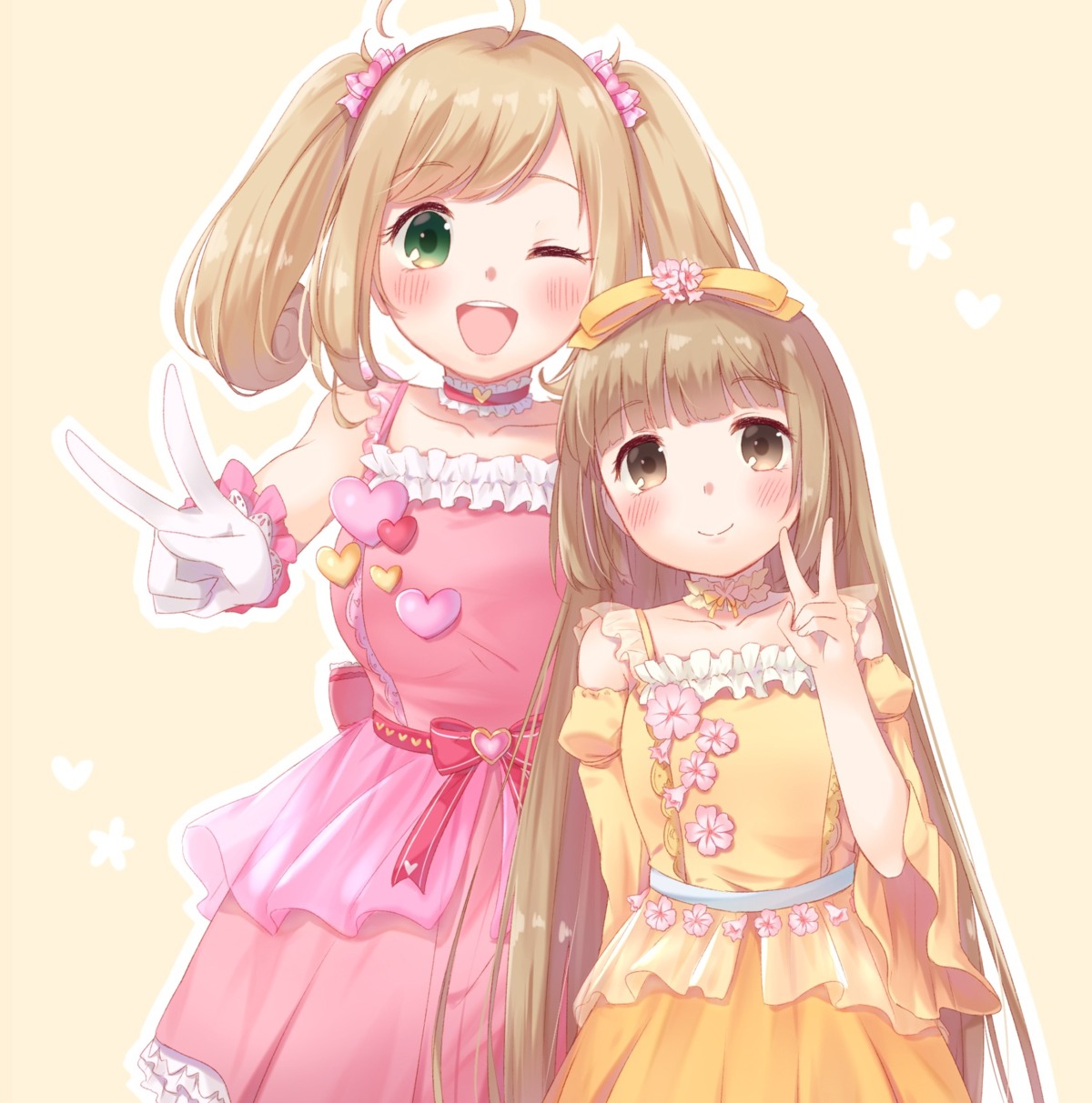 dress, kazane_mari, satou_shin, the_idolm@ster, the_idolm@ster_cinderella_girls, yorita_yoshino