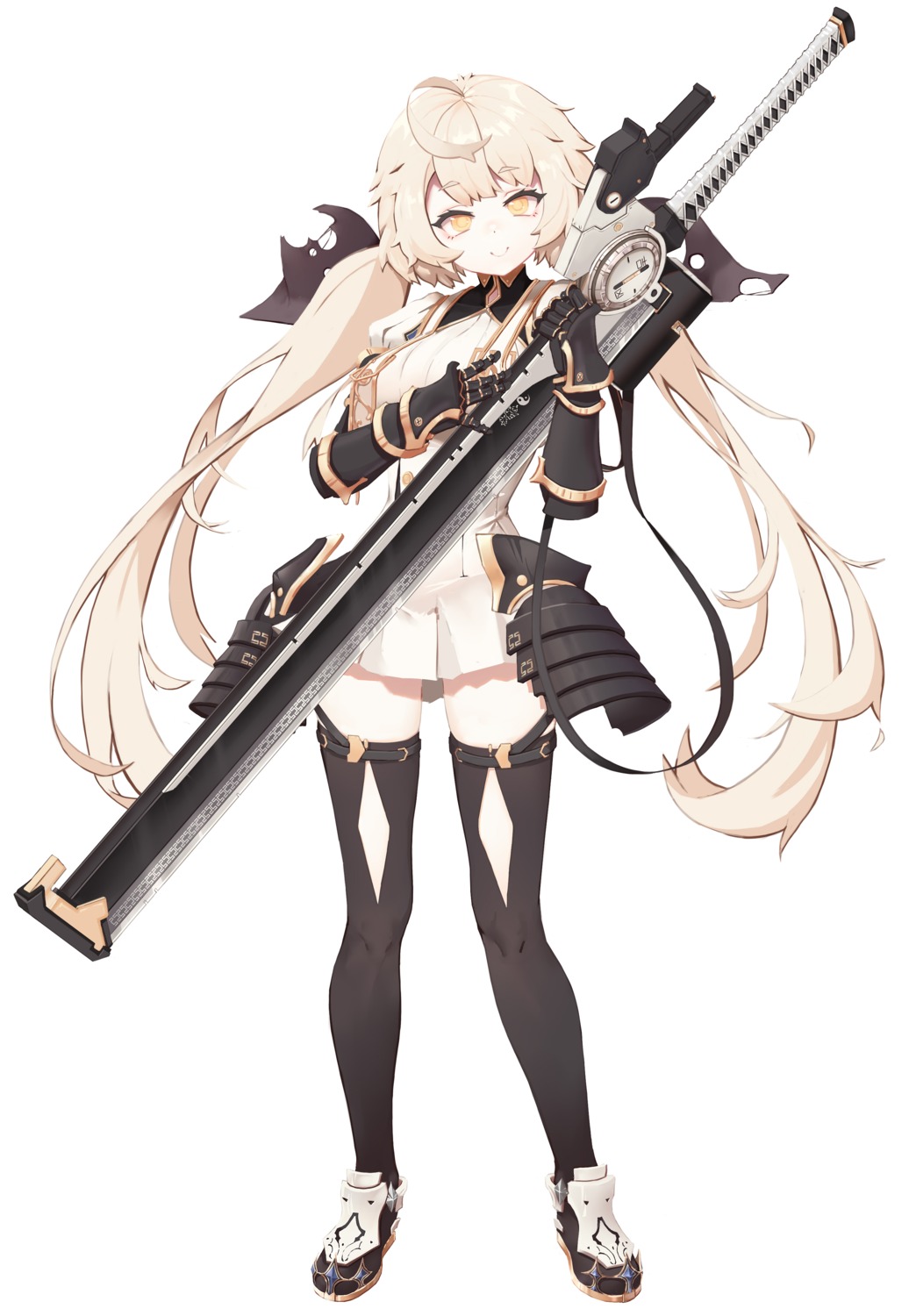armor, greentree, illusion_connect, sword, thighhighs
