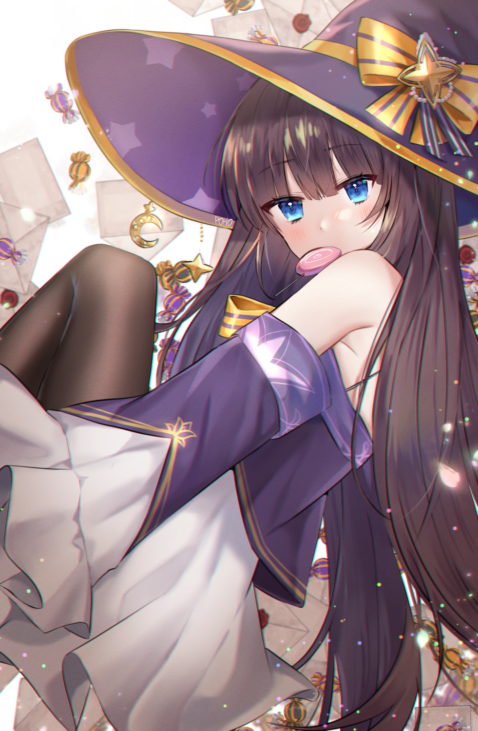 azur_lane, halloween, long_island_(azur_lane), pantyhose, poho, witch
