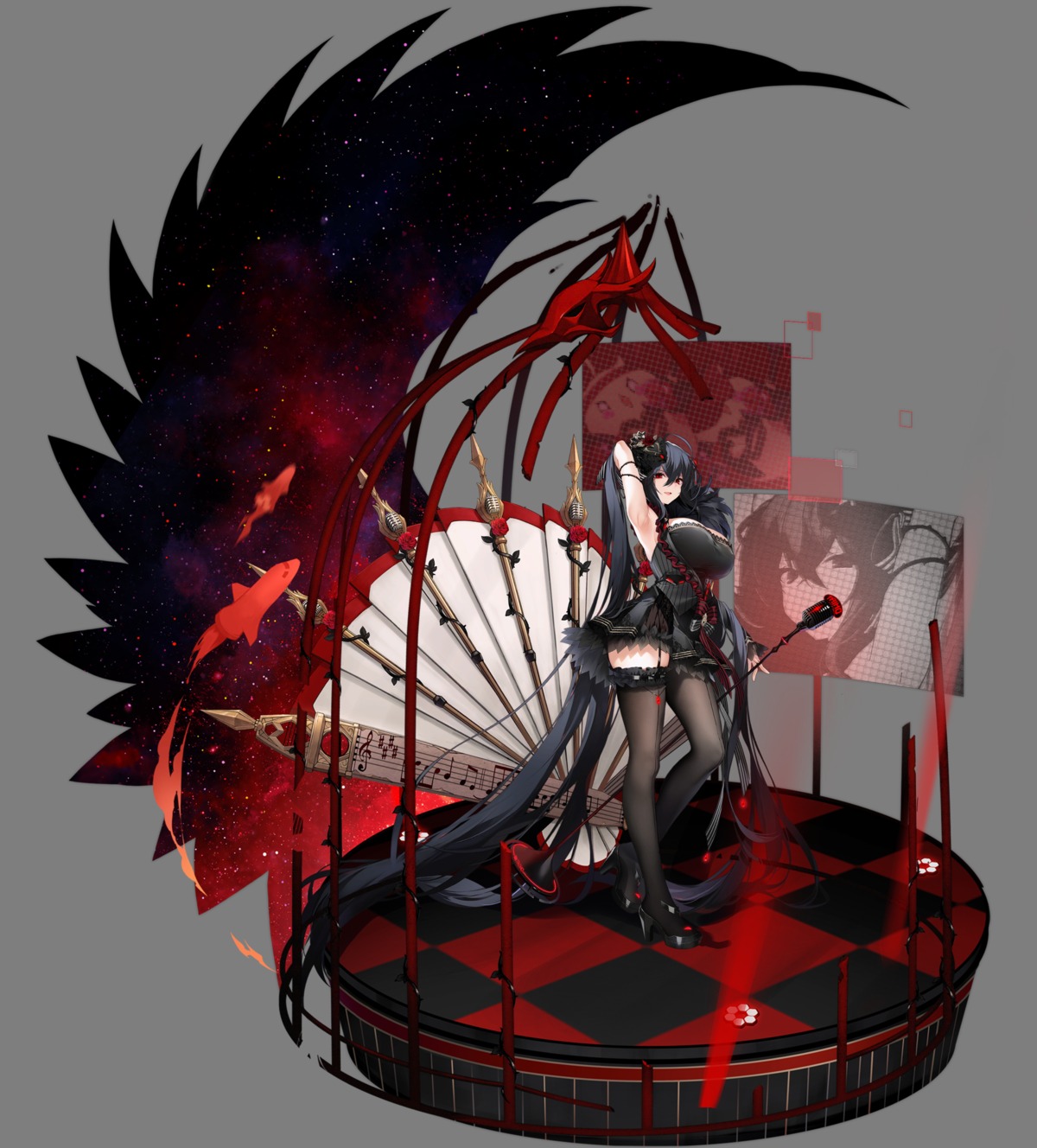 azur_lane, byulzzi, gothic_lolita, heels, lolita_fashion, stockings, taihou_(azur_lane), thighhighs, transparent_png
