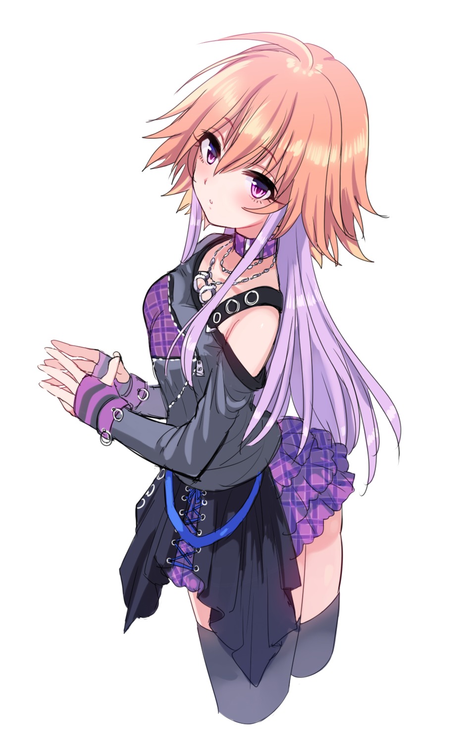 ninomiya_asuka, nuruo_(pixiv39067734), the_idolm@ster, the_idolm@ster_cinderella_girls, thighhighs