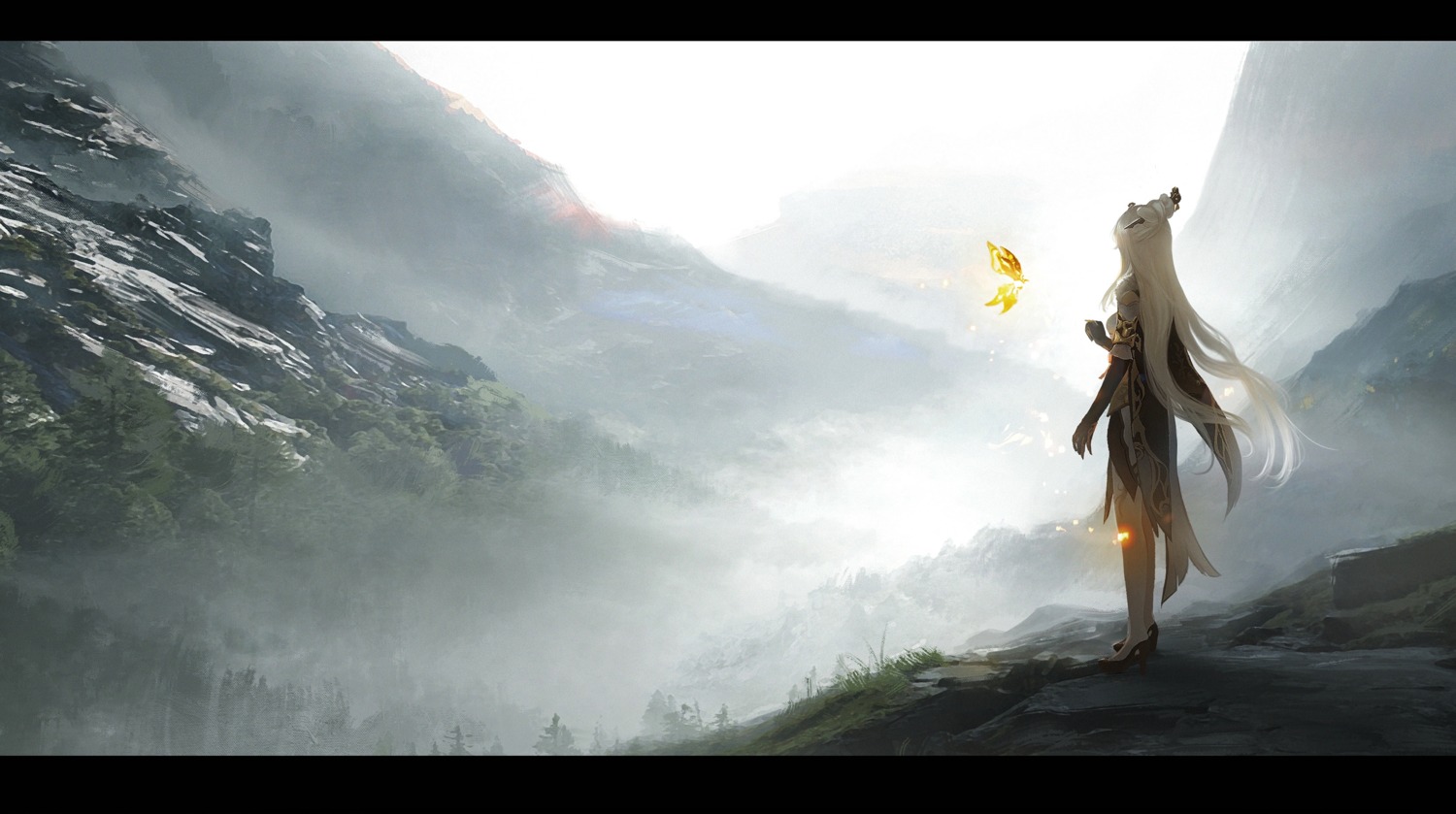 anna_(drw01), genshin_impact, heels, landscape, ningguang