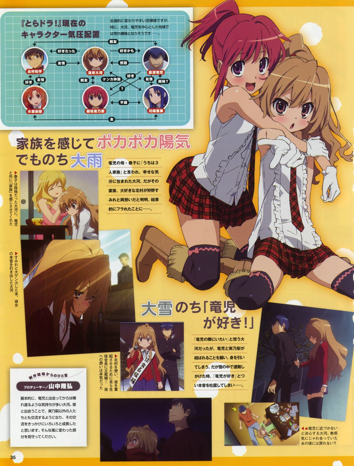 aisaka_taiga, kawashima_ami, kihara_maya, kitamura_yuusaku, kushieda_minori, seifuku, takasu_ryuuji, takasu_yasuko