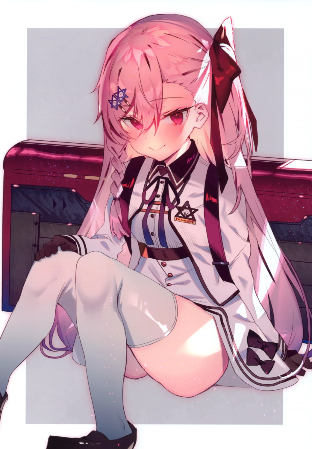 girls_frontline, negev_(girls_frontline), soukou_makura, thighhighs, uniform