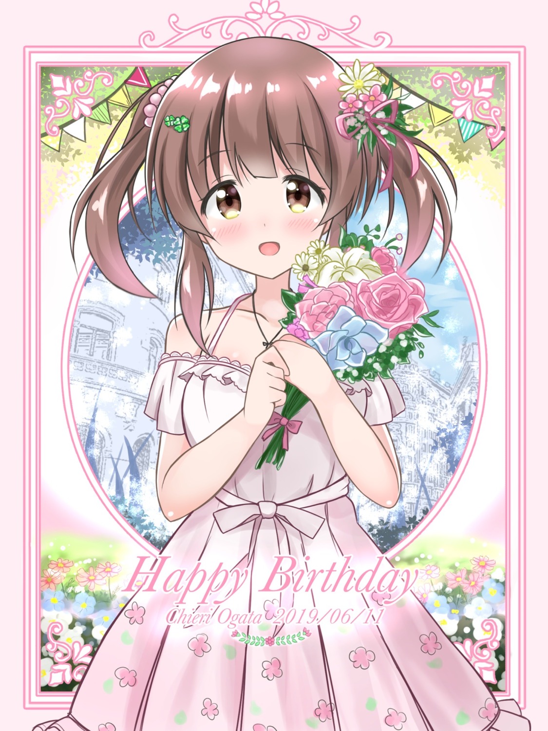 dress, komachi_(artist), ogata_chieri, the_idolm@ster, the_idolm@ster_cinderella_girls