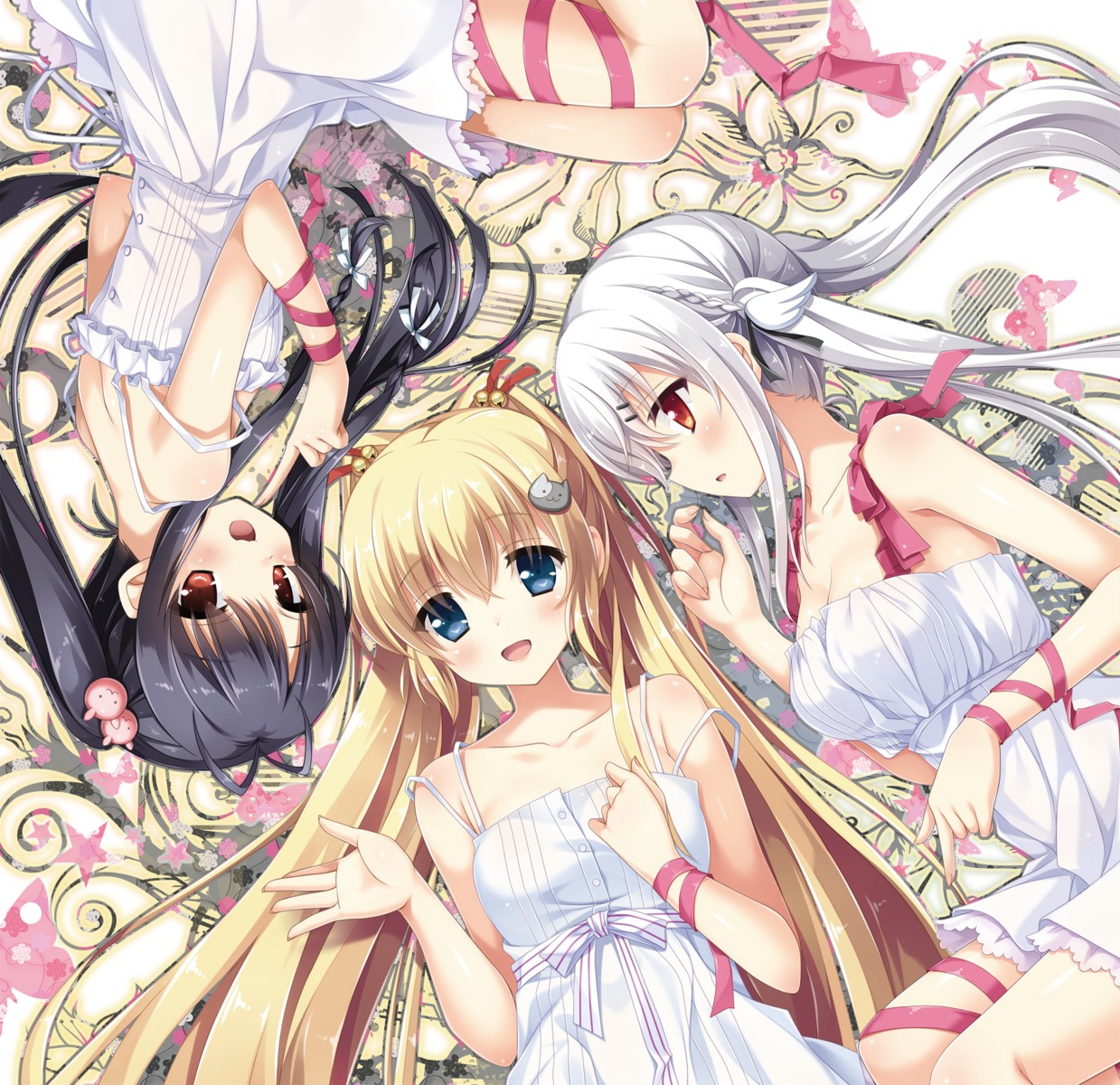 asasaka_meguri, ashihara_kirino, digital_version, dress, hinata_haruka, hulotte, ikegami_akane, imouto_no_okage_de_mote_sugite_yabai