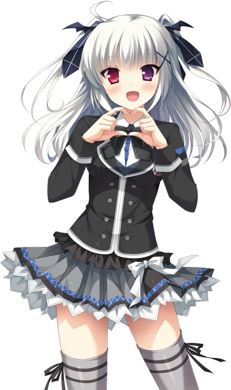 digital_version, hulotte, ikegami_akane, imouto_no_okage_de_mote_sugite_yabai, seifuku, shiratori_kanae, thighhighs