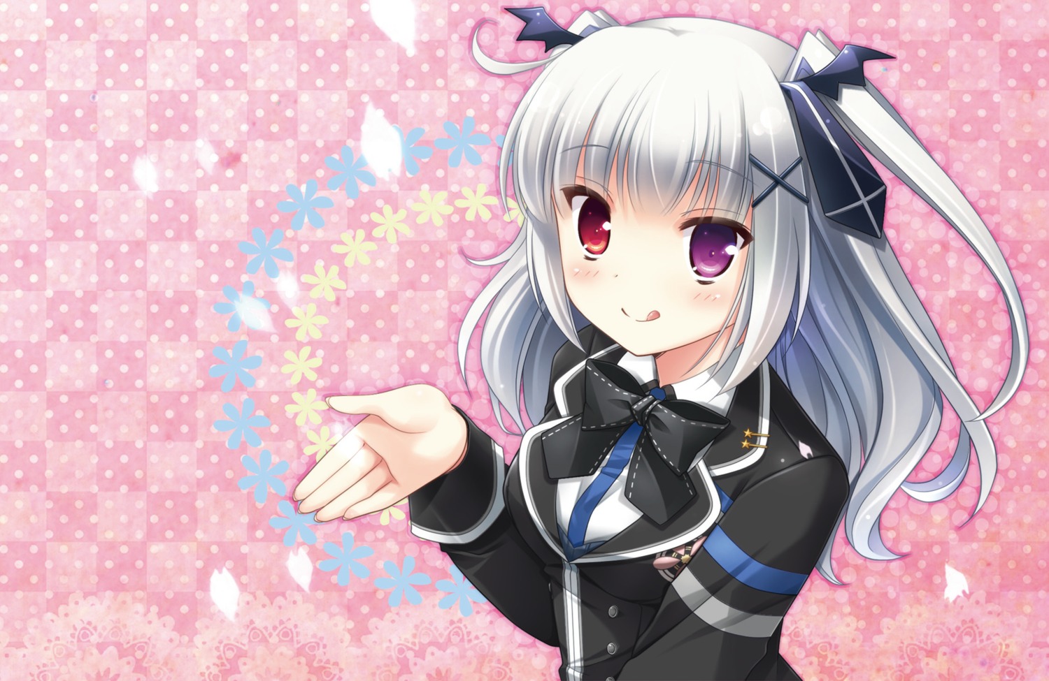 digital_version, heterochromia, hulotte, ikegami_akane, imouto_no_okage_de_mote_sugite_yabai, seifuku, shiratori_kanae