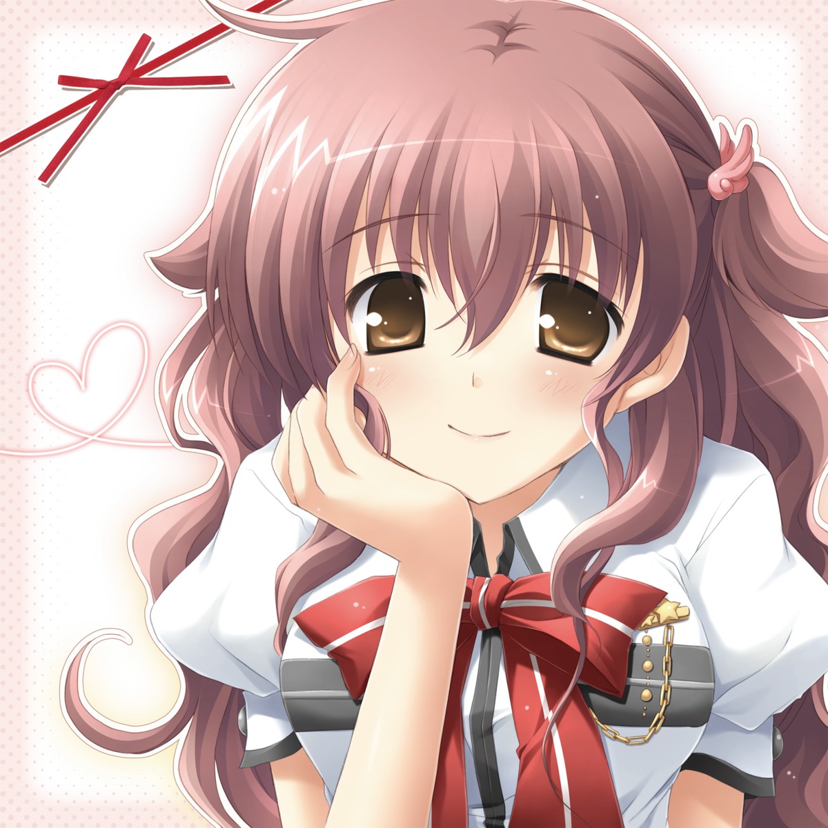 digital_version, hosaka_hina, hulotte, ikegami_akane, seifuku, with_ribbon