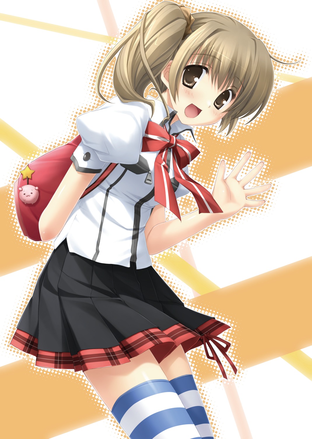 digital_version, hulotte, ikegami_akane, makiya_sumika, seifuku, thighhighs, with_ribbon