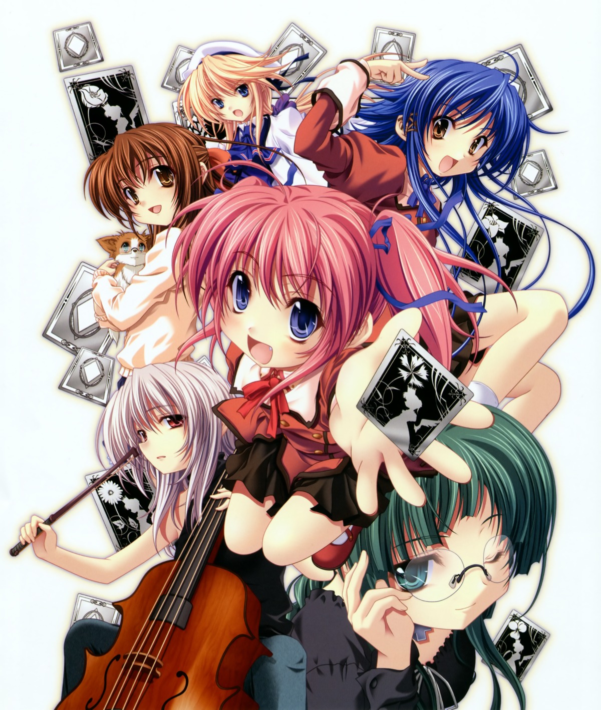 heathcliff_cosgrave, kashima_kiyomi, katsuragi_kao, kishi_aimi, miyama-zero, osaka_haruna, princess_brave, princess_bride