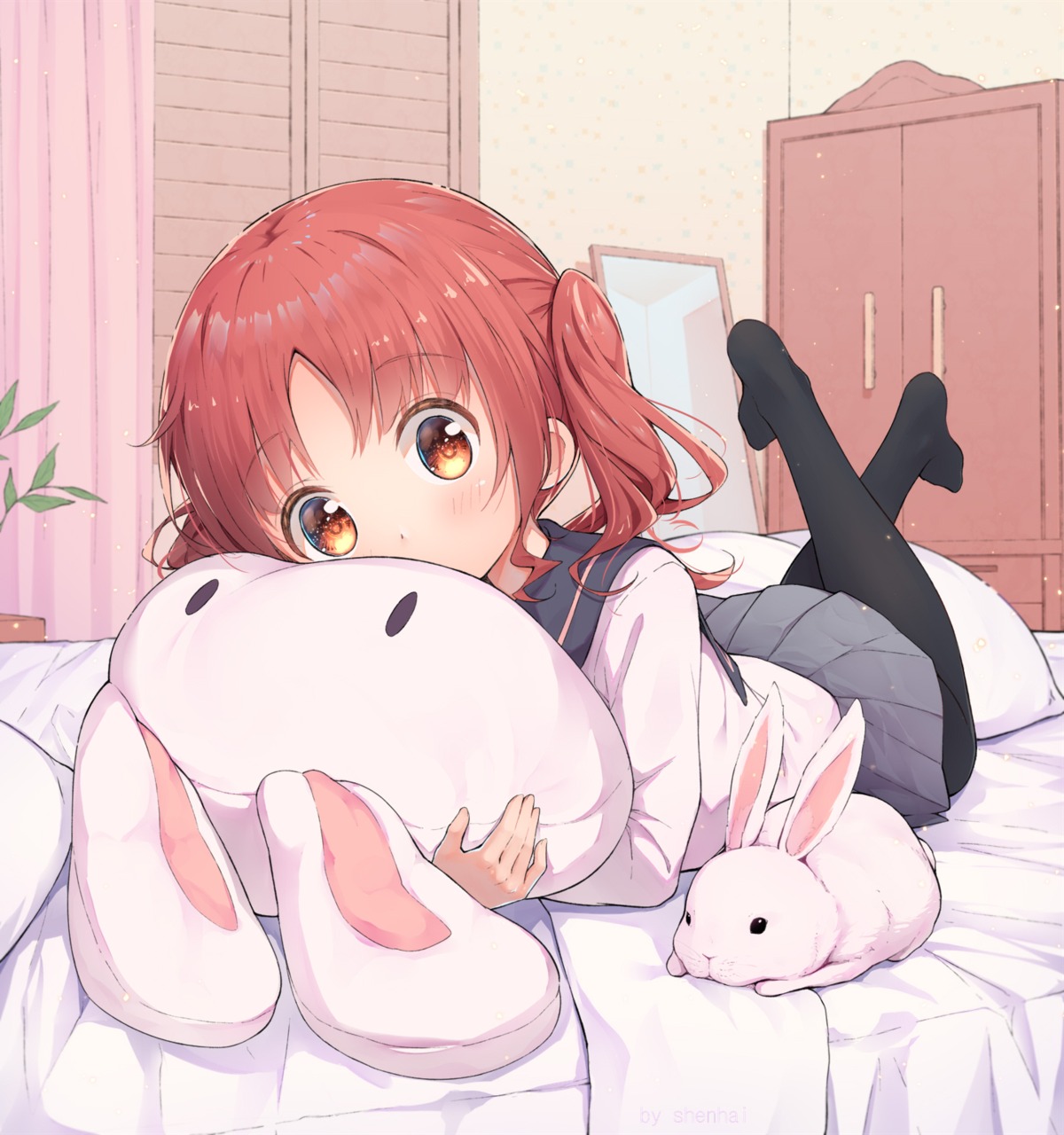 gochuumon_wa_usagi_desu_ka?, natsu_megumi, pantyhose, seifuku, shenhai_(2556146833)
