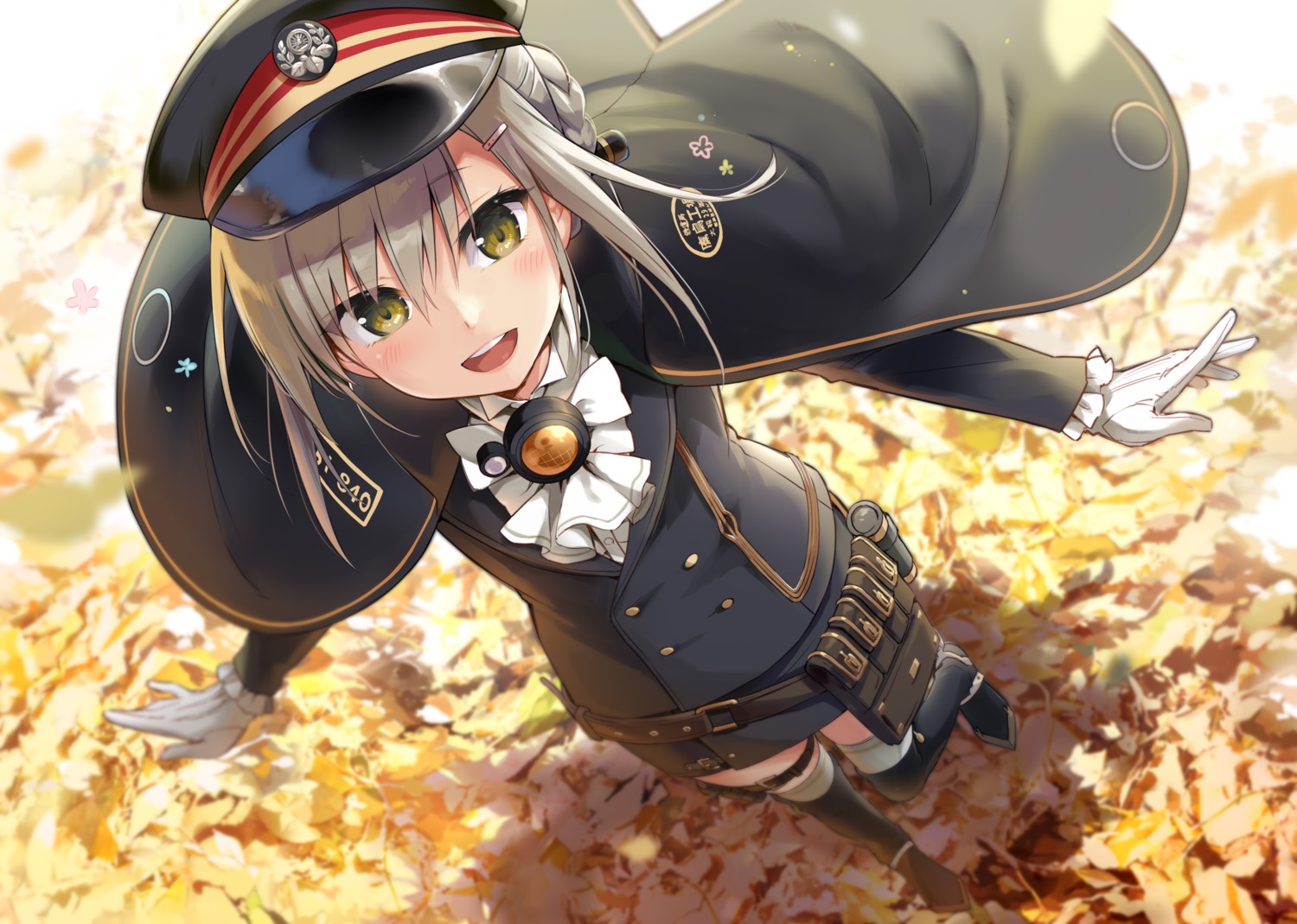 eretto, garter, rail_romanesque, ran_(rail_romanesque), raro, thighhighs, uniform