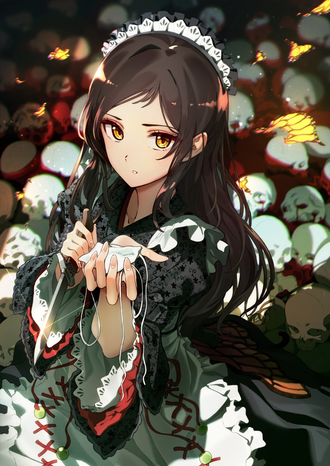 kitazawa_shiho, maid, motoki_(hisano_motoki), the_idolm@ster, the_idolm@ster_million_live!, wa_maid