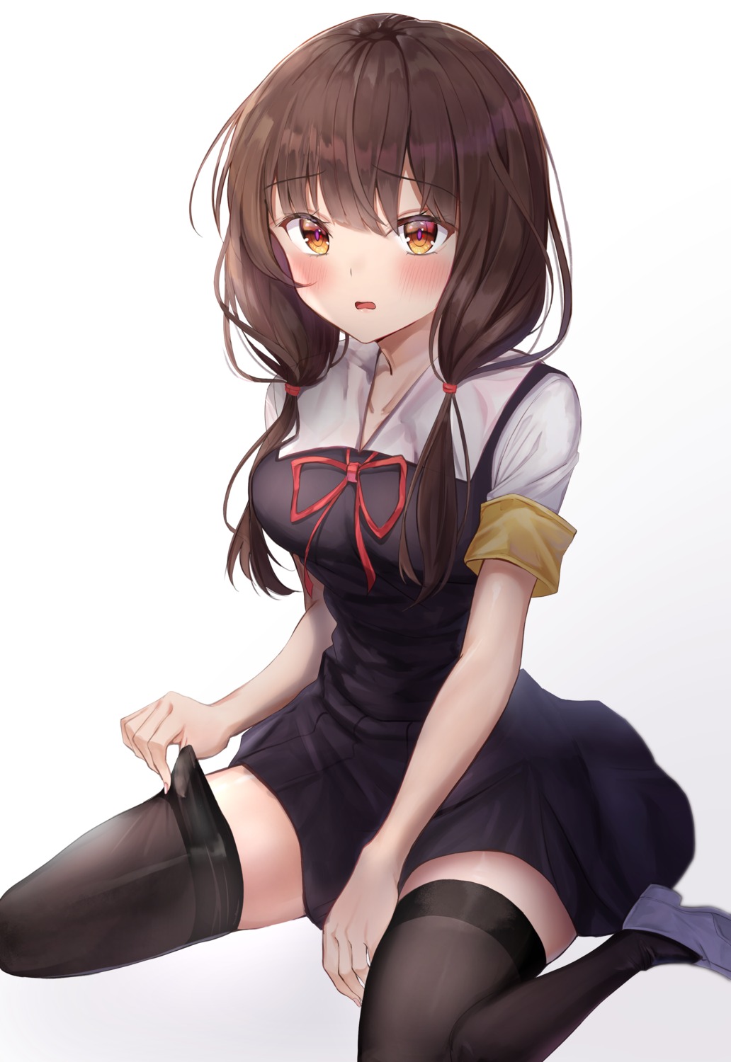 iino_miko, kaguya-sama_wa_kokurasetai_~tensai-tachi_no_renai_zunousen~, seifuku, thighhighs, tsukasa, undressing