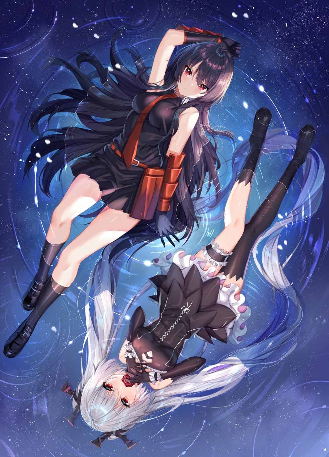 akame, akame_ga_kill!, armor, garter, gothic_lolita, lolita_fashion, seifuku, shanguier
