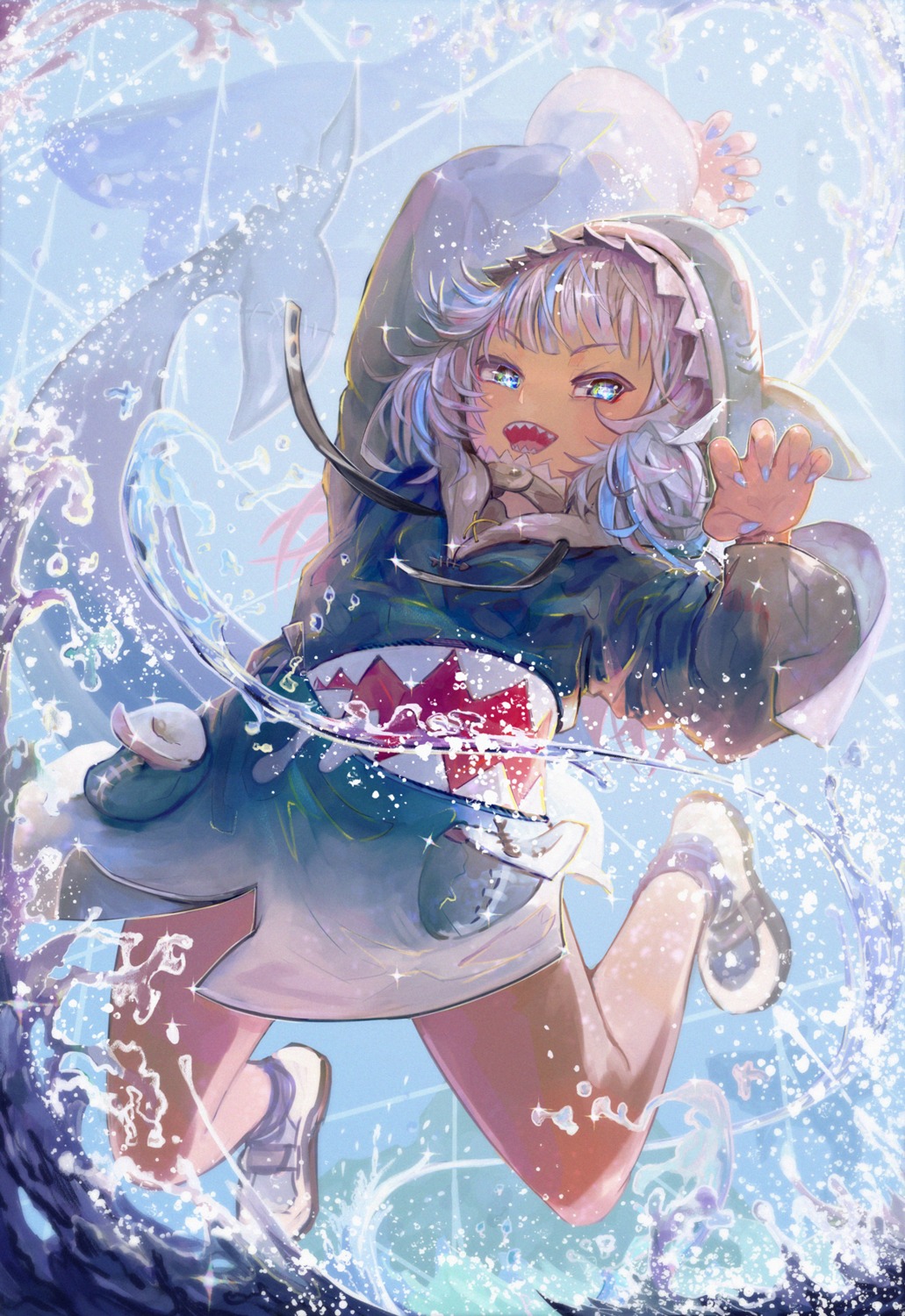 gawr_gura, hololive, hololive_english, renkoma, tail