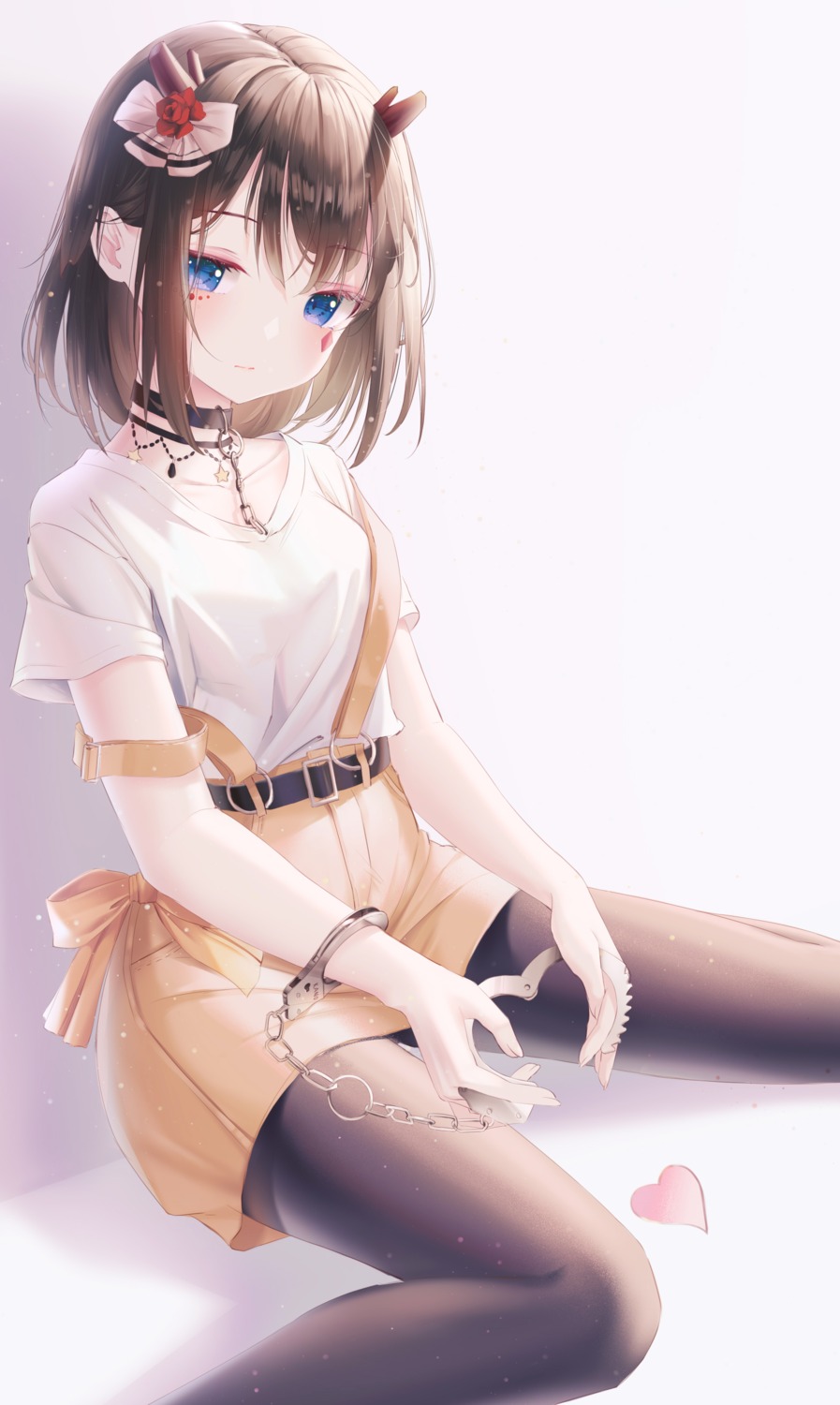 amaroku_neko, horns, pantyhose