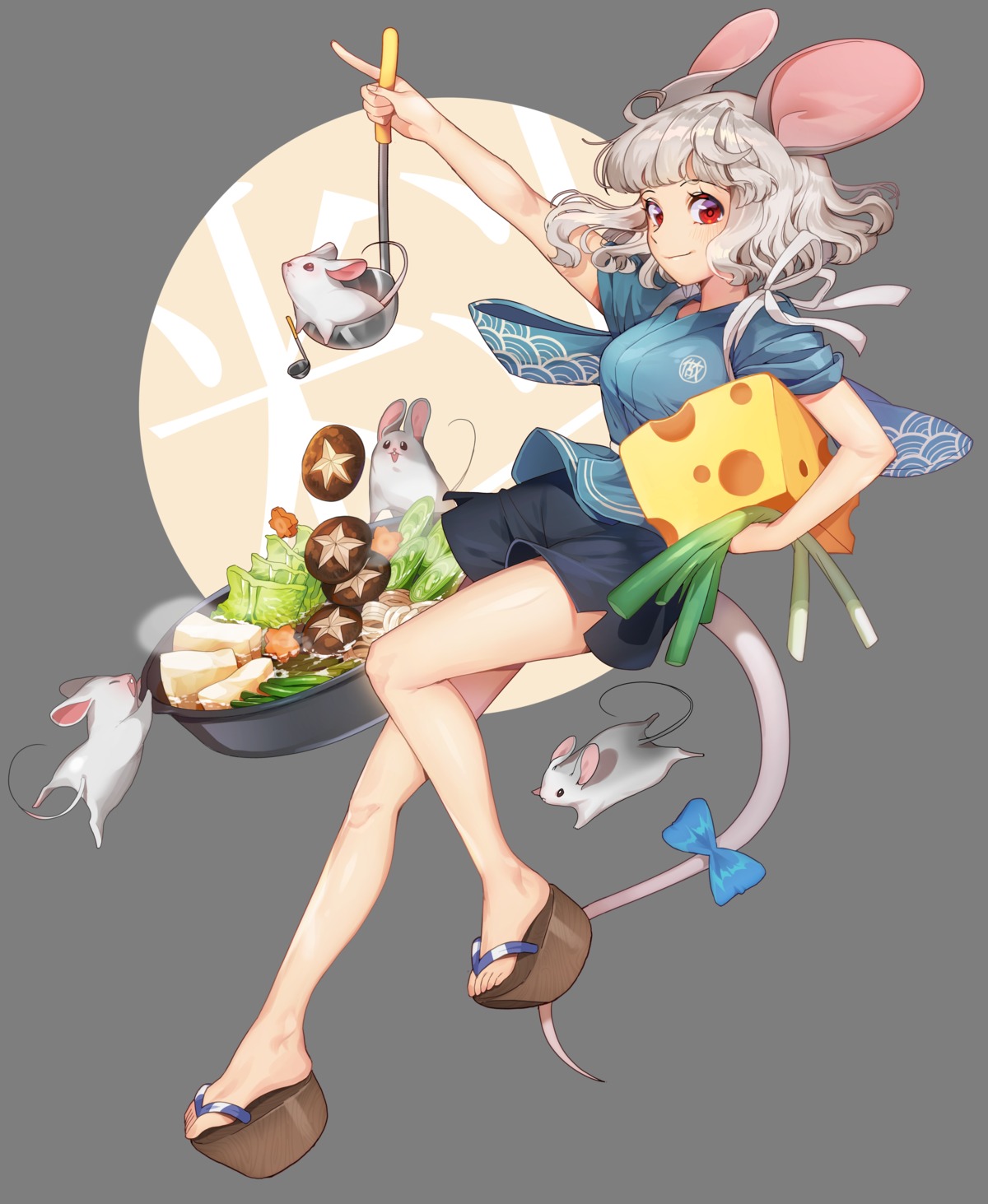 animal_ears, japanese_clothes, tail, tantan_(xrvf2288)