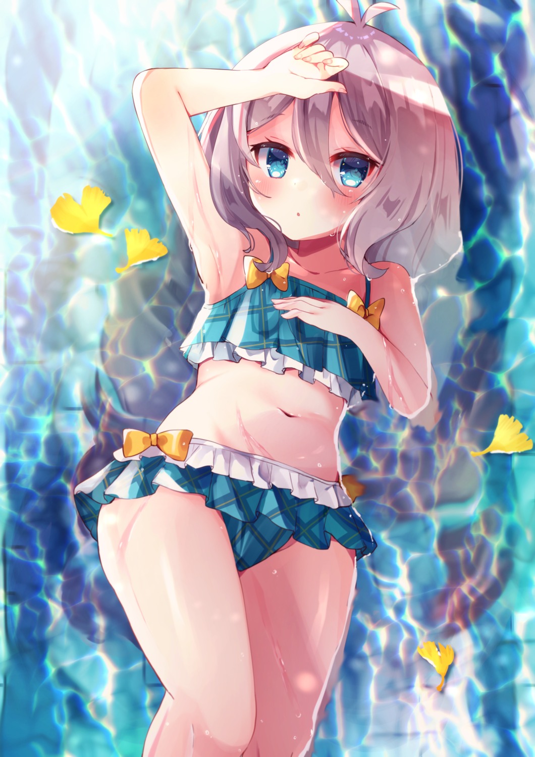 bikini, ebihara_beniko, kokkoro, natsume_kokoro, princess_connect!, princess_connect!_re:dive, swimsuits, wet