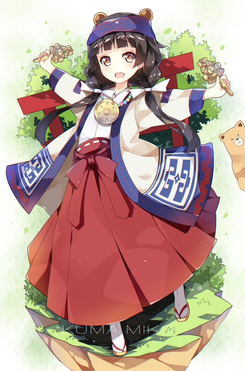 amayadori_machi, dango_remi, japanese_clothes, kumai_natsu, kumamiko, miko