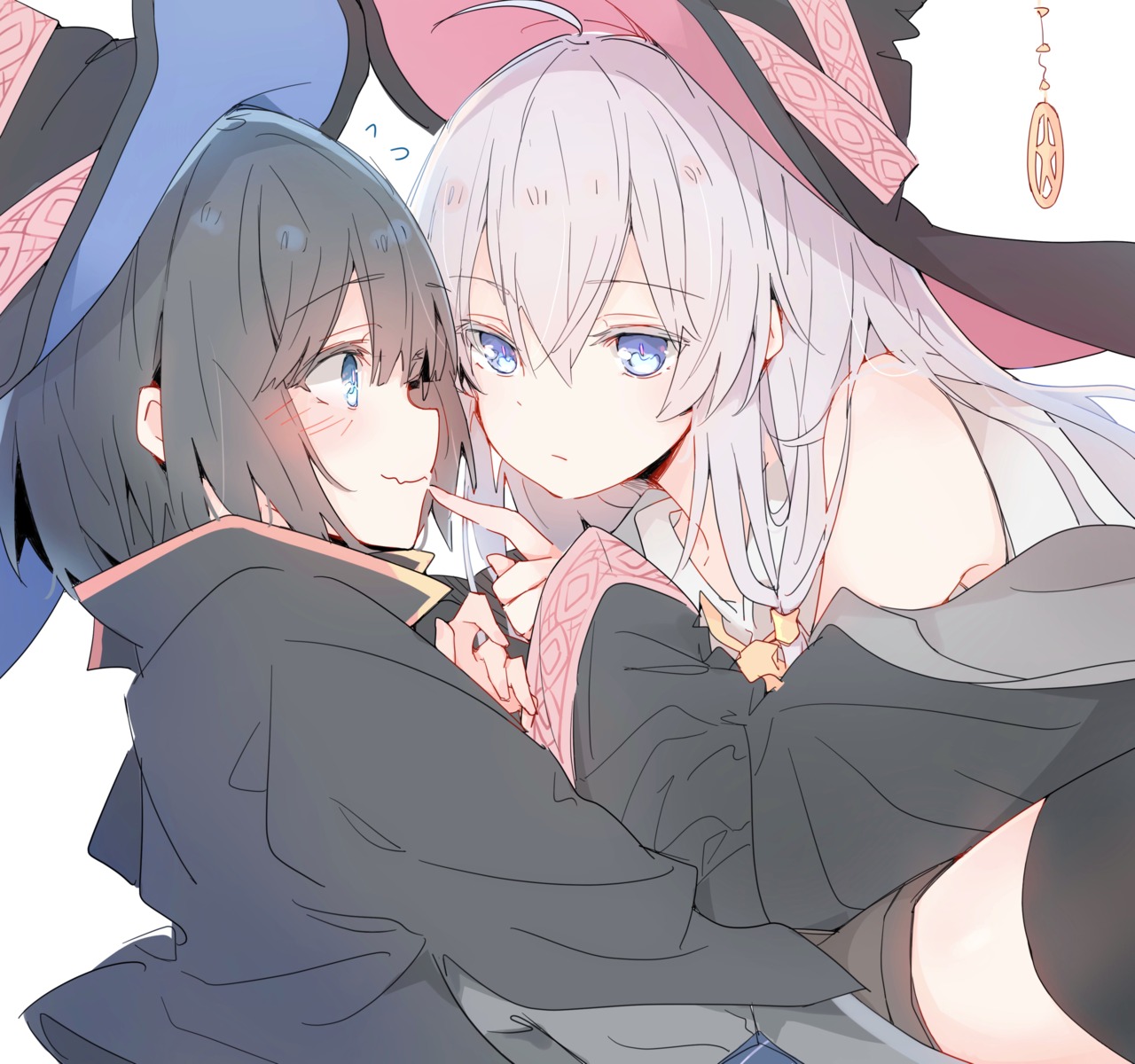 elaina_(majotabi), fishy, majo_no_tabitabi, thighhighs, witch, yuri