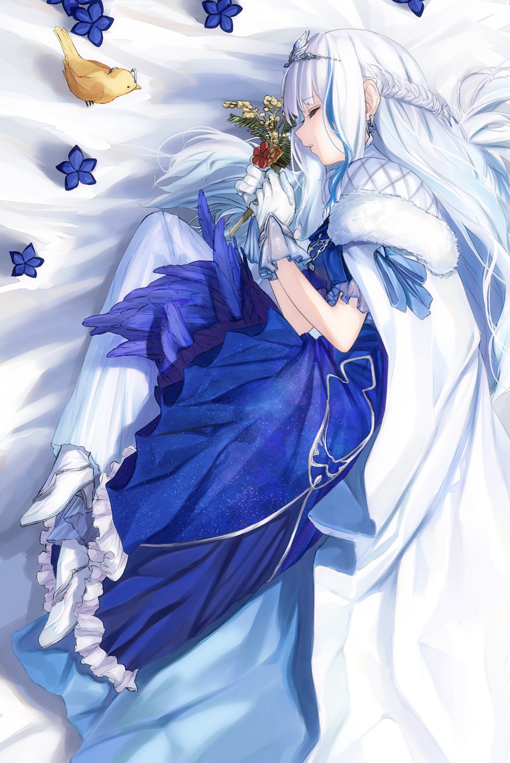 dress, heels, lize_helesta, nijisanji, seisei_tamago