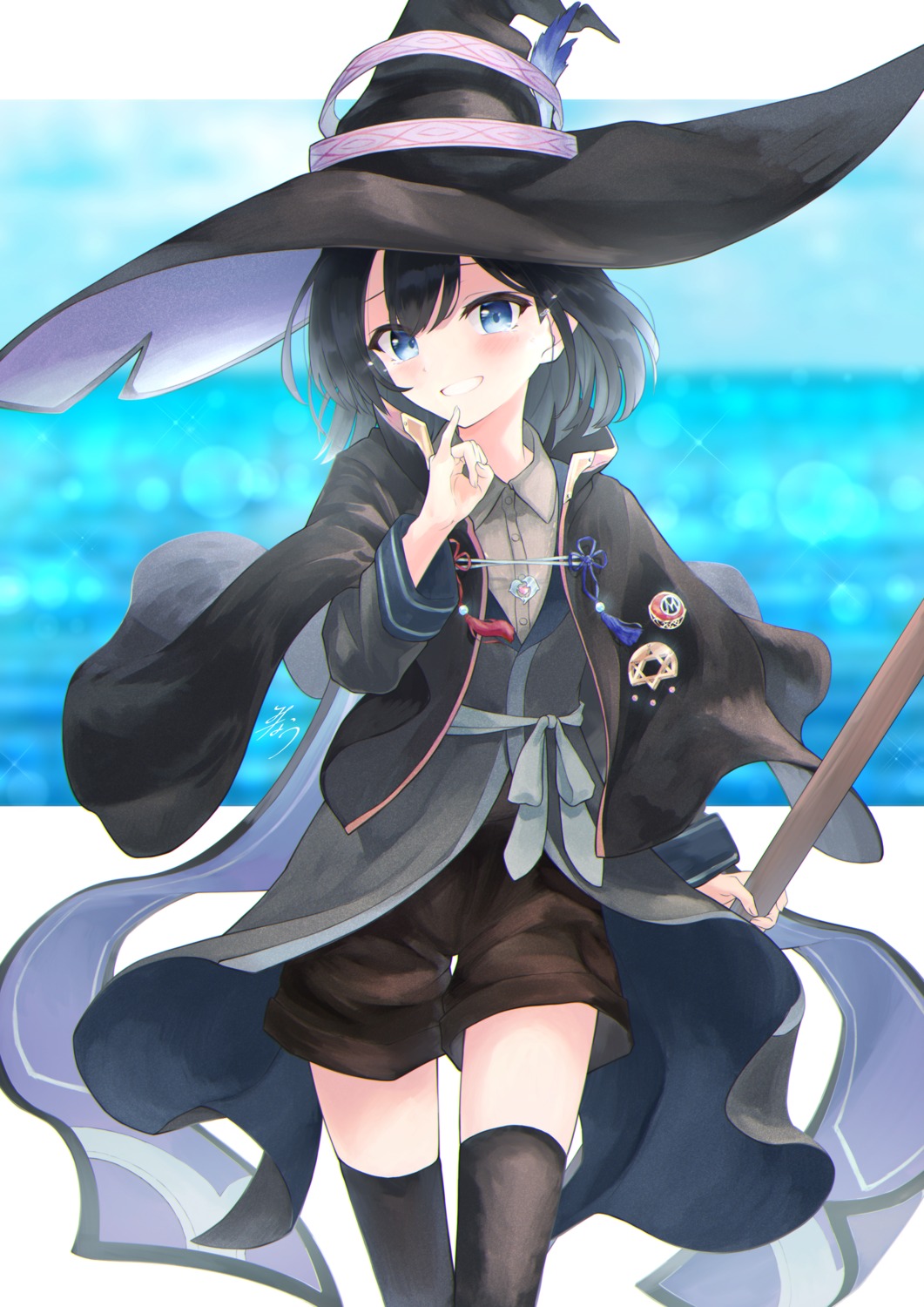 majo_no_tabitabi, minau37, saya_(majotabi), thighhighs, witch