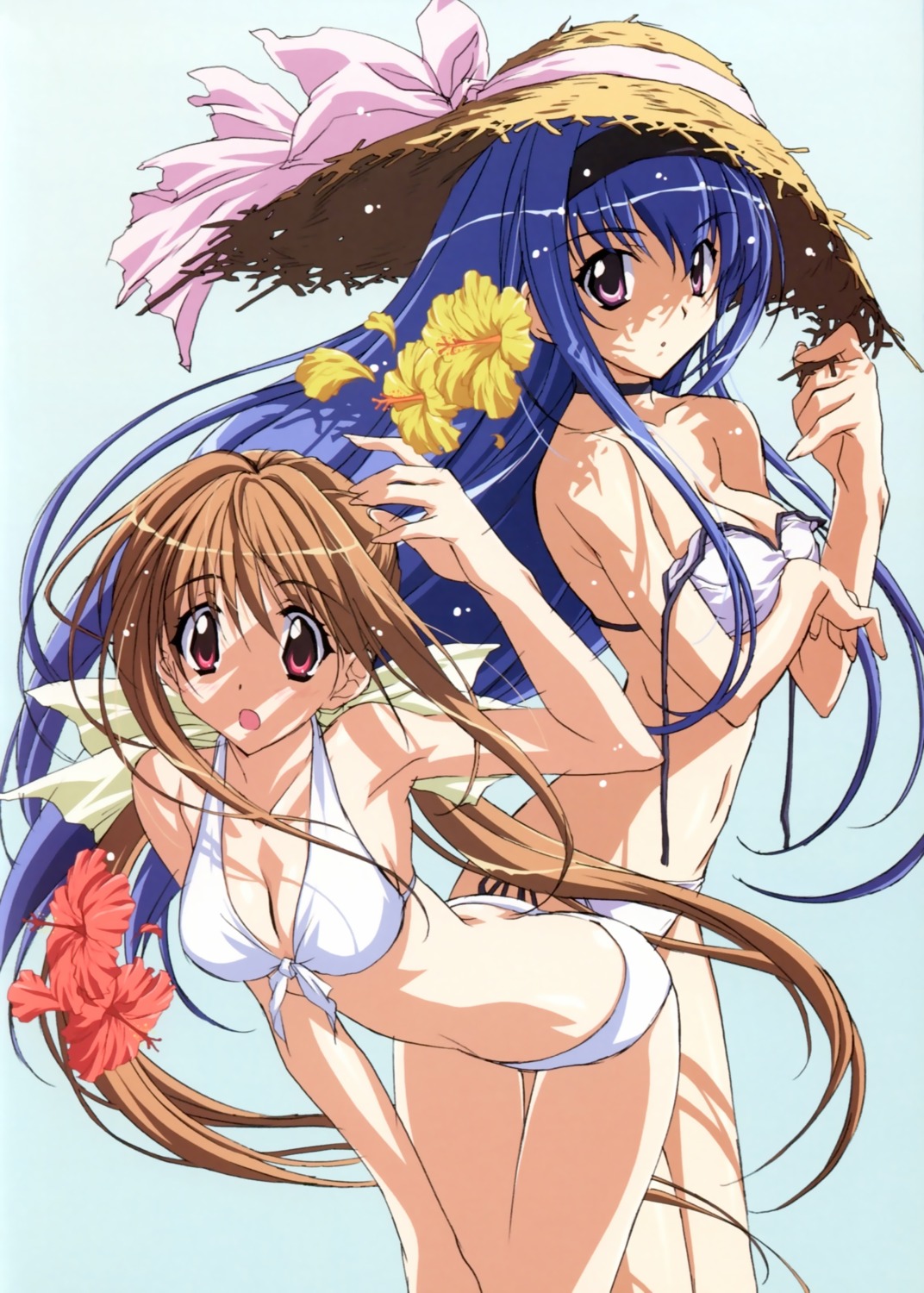 bikini, cleavage, kakyuusei, kakyuusei_2, kurashima_tomoyasu, saimon_tamaki, swimsuits, takato_nanase