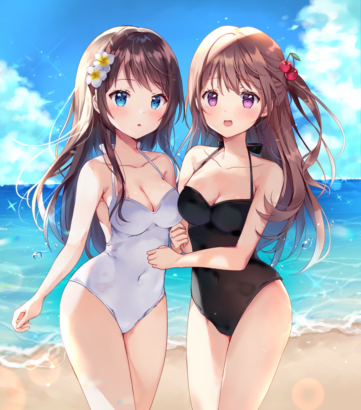 cleavage, mayo_(miyusa), swimsuits