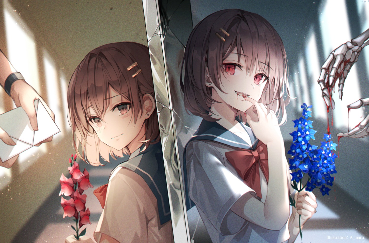 blood, seifuku, unity_(ekvmsp02)
