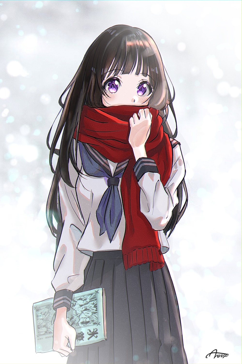 chitanda_eru, hyouka, seifuku, verse