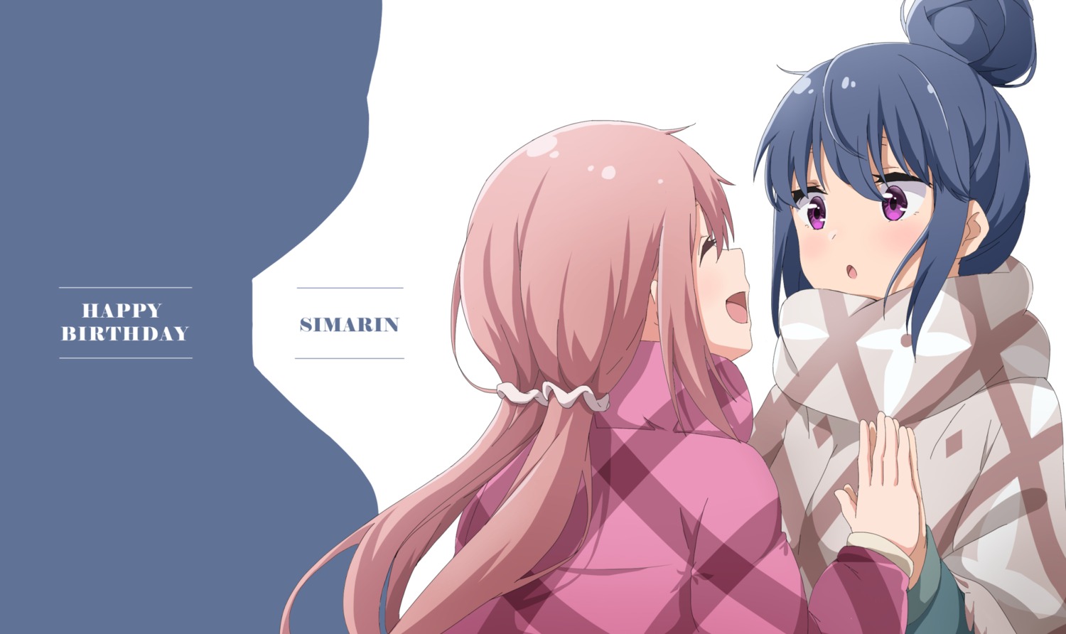 kagamihara_nadeshiko, raku_rakugaki, shima_rin, yuri, yurucamp