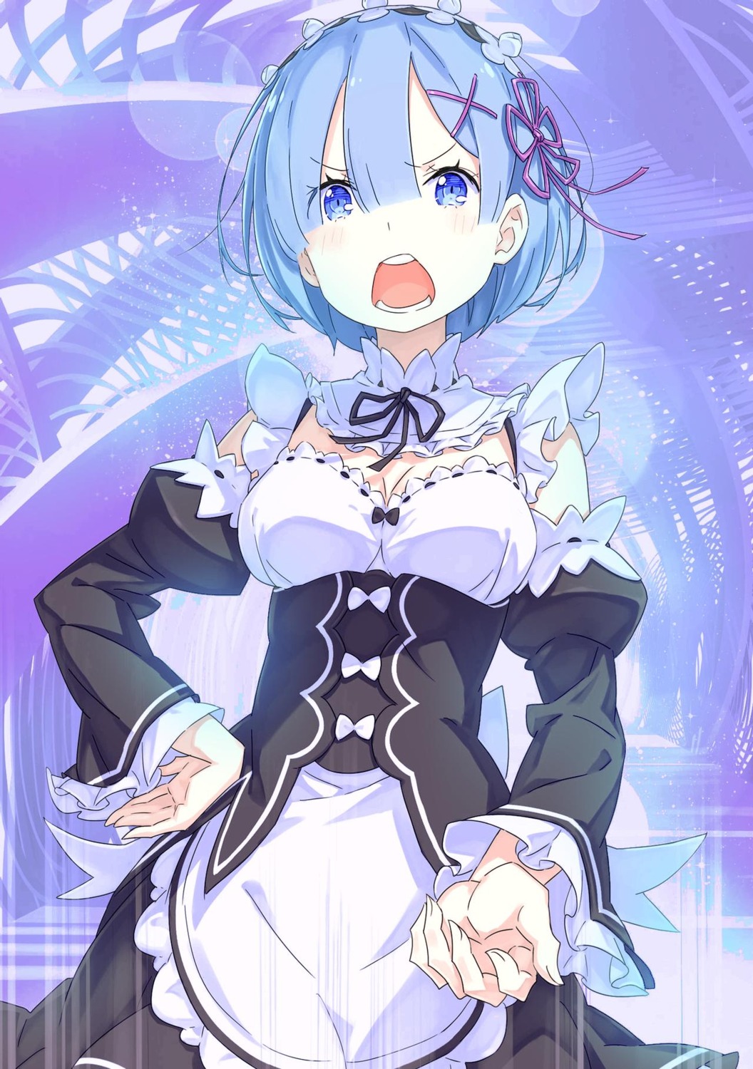 maid, ootsuka_shinichirou, re:zero_kara_hajimeru_isekai_seikatsu, rem_(re_zero)