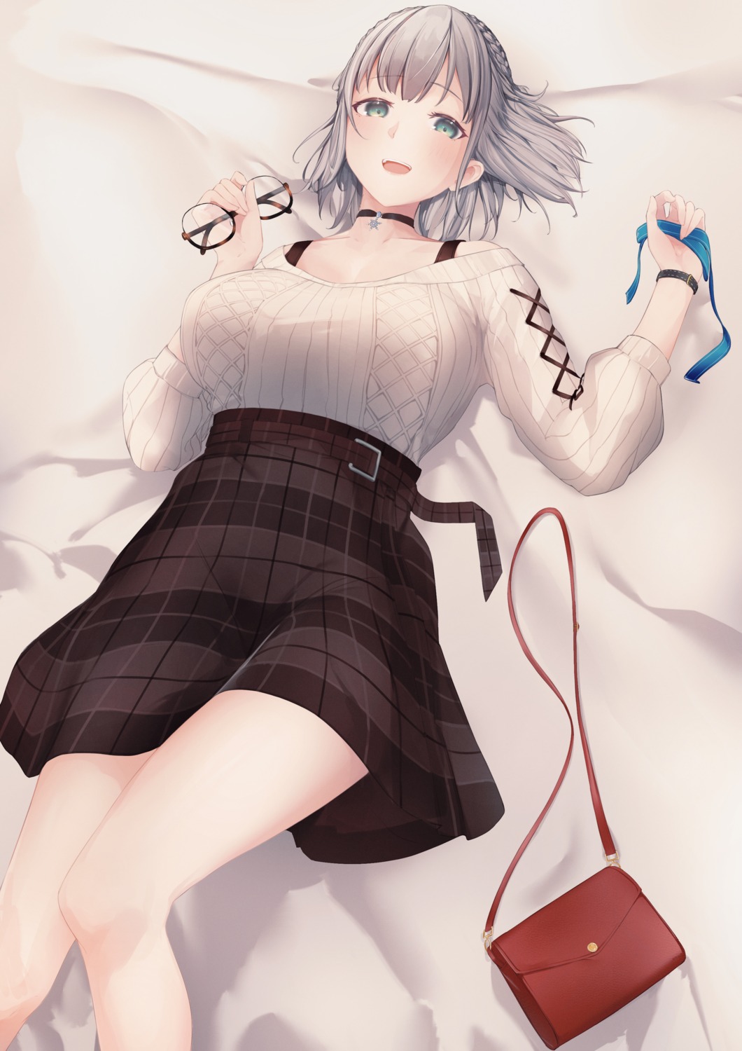 hololive, megane, moobun2, shirogane_noel, sweater