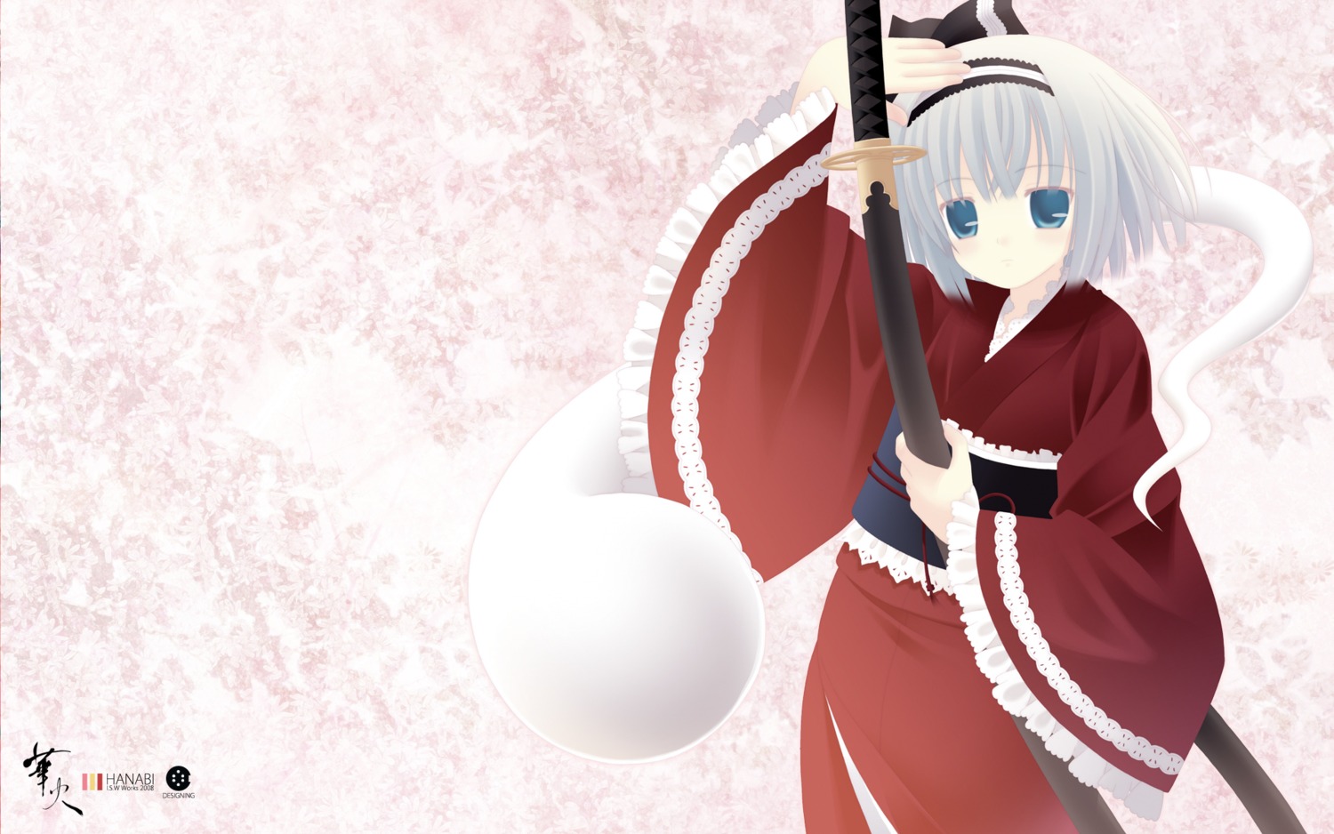 i.s.w, konpaku_youmu, kurasawa_kyoushou, touhou, wallpaper