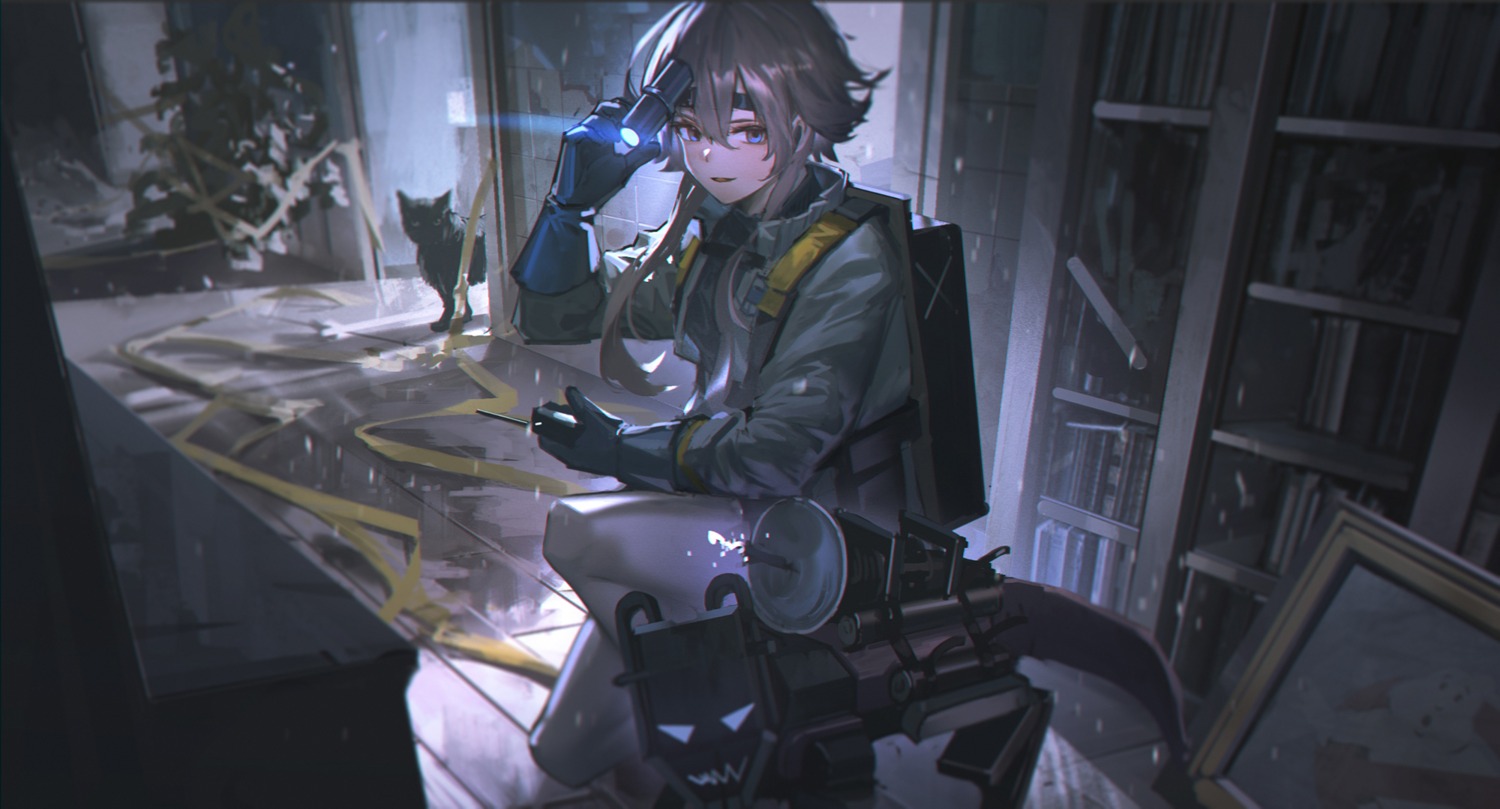 arknights, doren, mayer_(arknights), mecha, neko