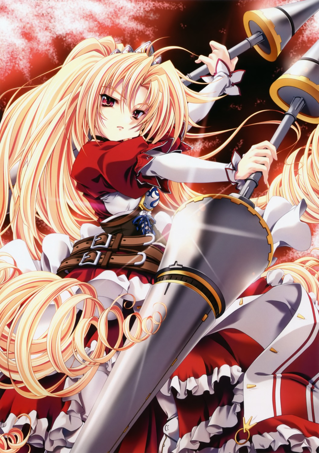 angela_victoire_blendin, armor, dress, miyama-zero, princess_waltz, weapon